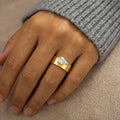 Anillo Gota de Agua · Plata 925 con Zirconia